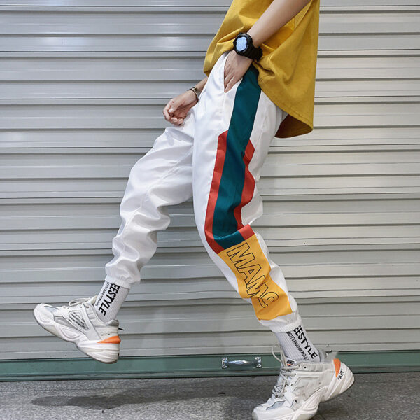 summer men's sports pants Korean version of the trend loose casual Harlan sweatpants men's beam feet pants men's tide - Image 2