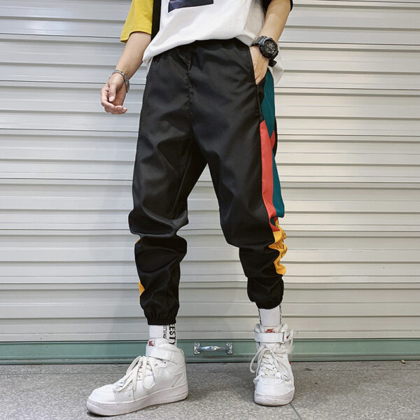 summer men's sports pants Korean version of the trend loose casual Harlan sweatpants men's beam feet pants men's tide - Image 5