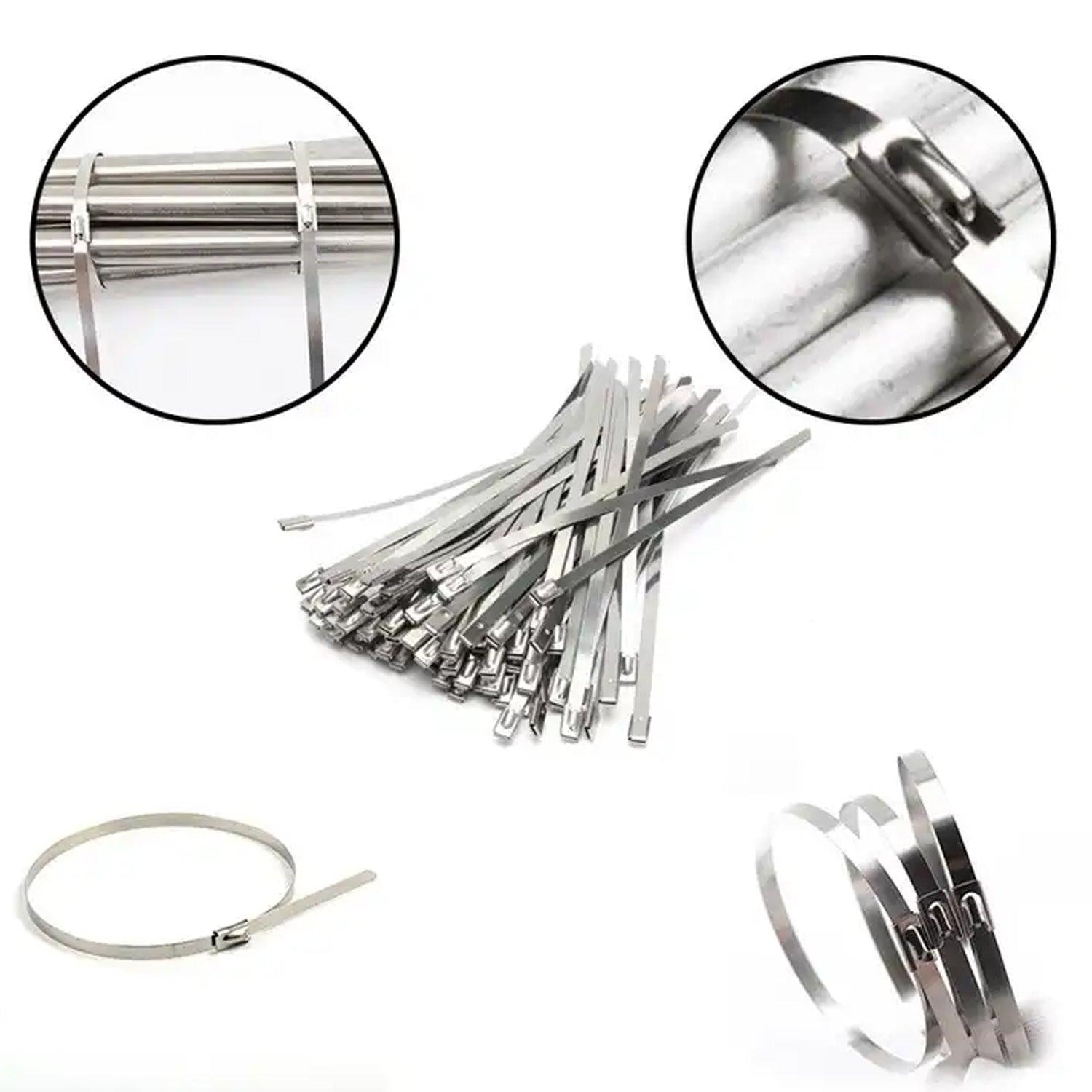 Stainless Steel Cable Tie (4.6X100Mm / 10 Pcs Set) - Image 4