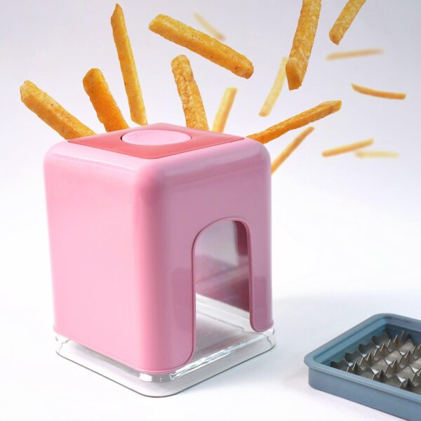 Stainless Steel Potato Chipser & Veg Chopper  Dual   Kitchen Tool - Image 5