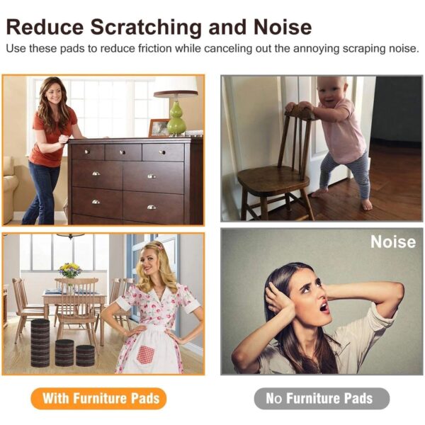 Furniture Protection Pads  Prevent Scratches And Scuffs (32 Pc) - Image 4
