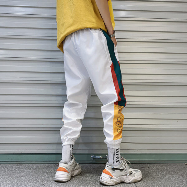 summer men's sports pants Korean version of the trend loose casual Harlan sweatpants men's beam feet pants men's tide - Image 4