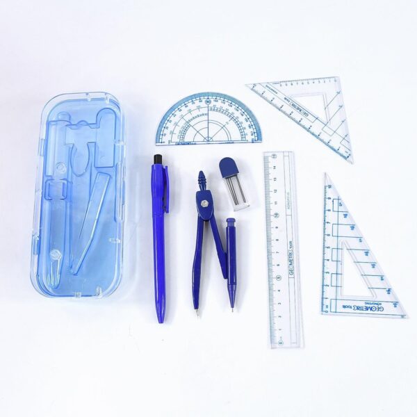 Complete Student Geometry Box Set  9 In 1 Essential School Kit (1 Set)