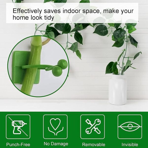 Plant Climbing Wall Fixture Clips  100 Pcs Set For Secure Plant Support And Organization - Image 3