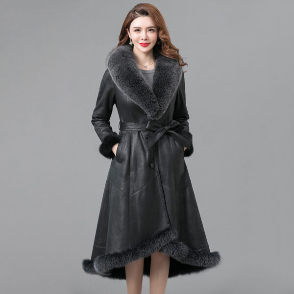 Real Fur One Woman Coat Thickened - Image 5