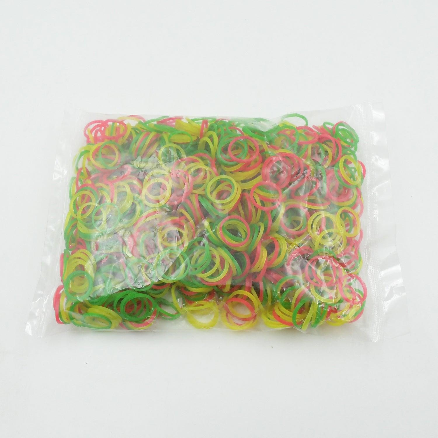 Multicolor Rubber Bands (Elastic & Reusable, Office & Home / 0.5 Inch 100Gm)