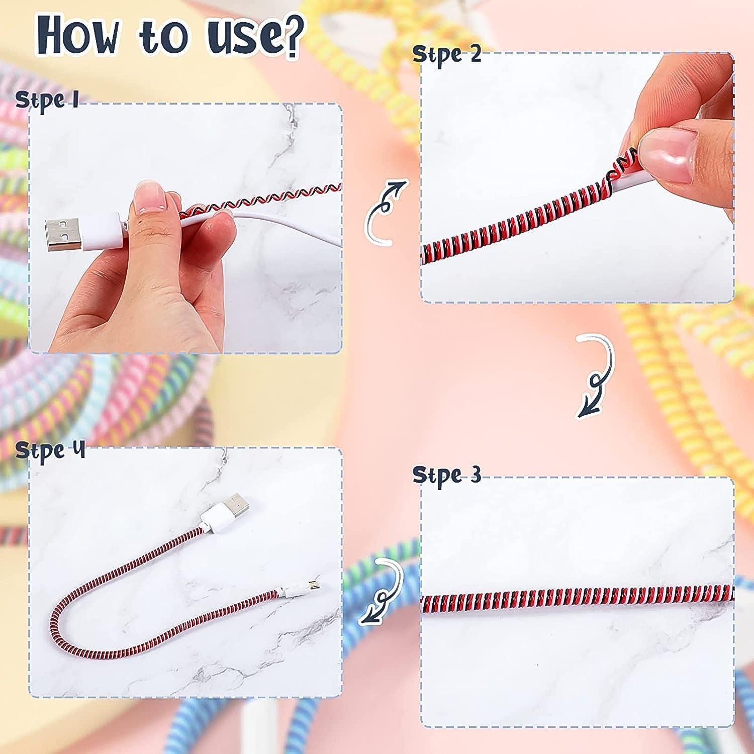 Flexible Spiral Cable Protector Sleeve (1 Pc) - Image 5