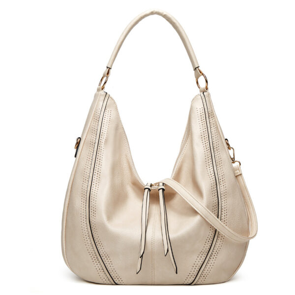 New Trend Retro Large Capacity Tote Shoulder Bag Tassel Hollow One-shoulder Casual Bag Women's Big Bag Casual Bag - Image 5