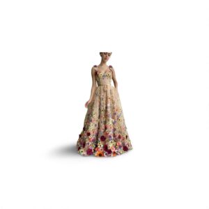 Sevintage Exquisite 3D Flowers Prom Dresses Sweetheart