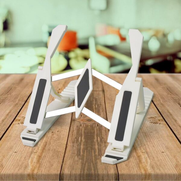 Multi-Position Adjustable Tablet and Mobile Phone Holder  Sturdy, Portable, and Hands-Free Support for Devices - Image 5