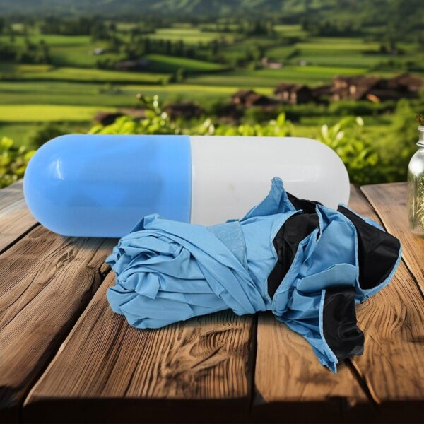 5 Fold Manual Open Umbrella With Capsule Case (1 Pc) - Image 4