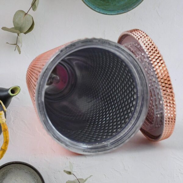 Fashionable Studded Cup Tumbler  Double-Walled Cold Drink Cup With Straw Lid - Image 3