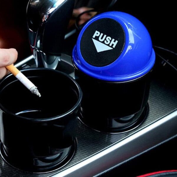 Mini Car Trash Bin Can Holder Dustbin, Compact And Portable Vehicle Waste Container For Convenient Car Interior Organization And Cleanliness - Image 5