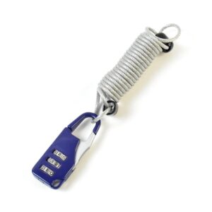 Anti-Theft Dial Lock, Padlock, 3-Digit, Built-In Wire (1 Pc)