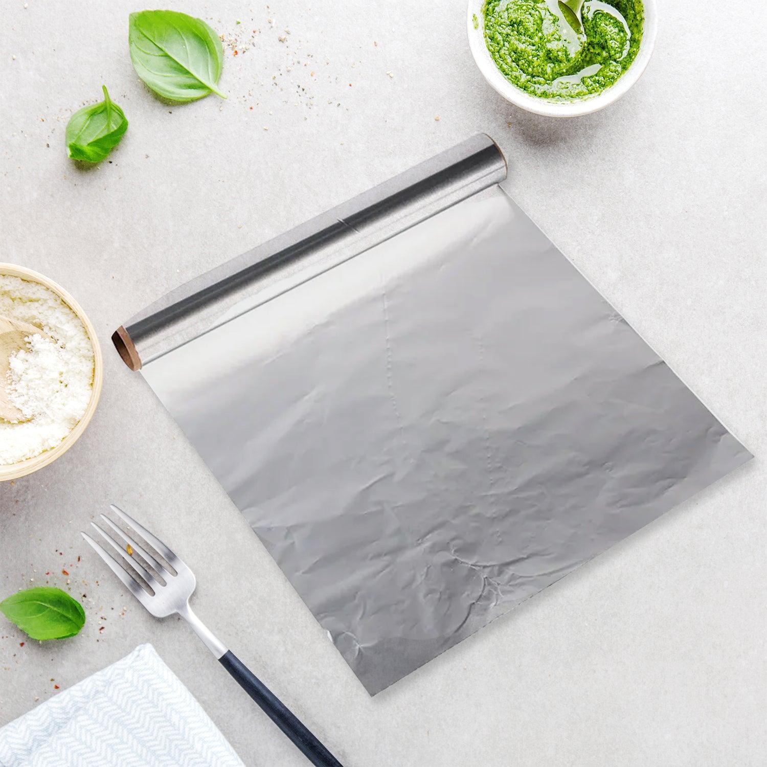 Quality Food Grade Aluminum Foil Roll Heavy Duty Non Stick Thick Aluminum Foil Sheet Baking Grilling Tool 72Mtr (1Pc) - Image 3