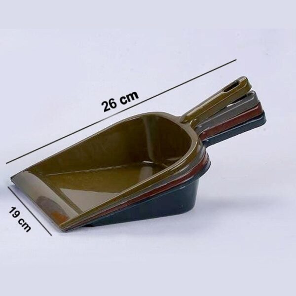 Durable Lightweight Multi Surface Plastic Dustpan With Handle - Image 4