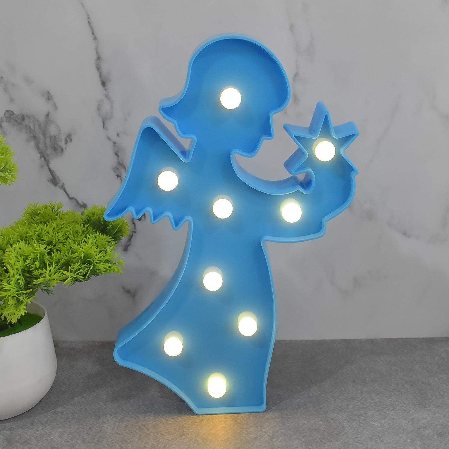 Led Angel Shape Night Light Desk Lamp (1 Pc / Battery Not Included) - Image 4