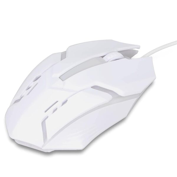 Usb Wired Mouse, Gaming Mouse Colorful / Lighting Luminous (1 Pc / Wihte)