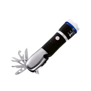 Battery Operated Multi Tool Led Flashlight, All In One Tool Light (1 Pc / Battery Not Included)