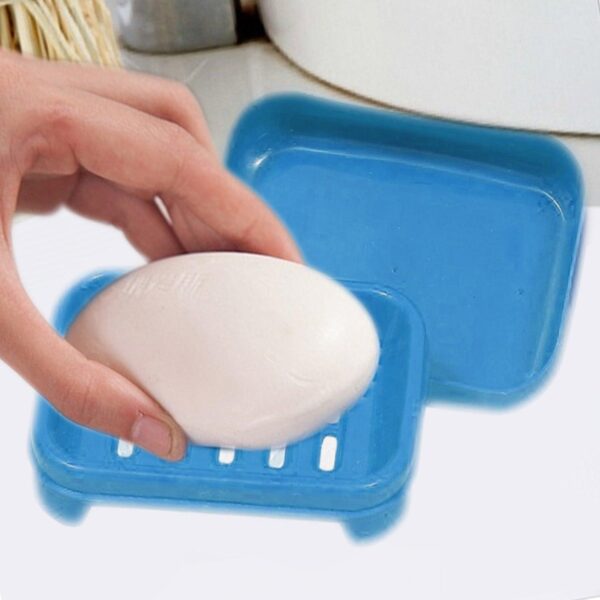 Covered Soap Keeping Plastic Case For Bathroom Use  Durable, Compact Soap Storage Box To Keep Soap Dry And Clean In Your Bathroom - Image 4