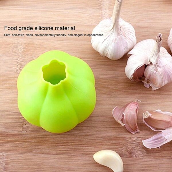Silicone Ginger Garlic Manual Peeler For Effortless Peeling Of Ginger And Garlic With Non-Slip Grip And Design - Image 3