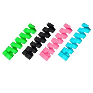 Spiral Charger Spring Cable Protector   Data Cable Saver for Charging Cords, Headphones, and More