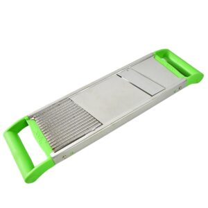 Stainless Steel 2-In-1 Vegetable Slicer  Dual  S For Slicing & Julienne Cutting, Durable And Easy To Use