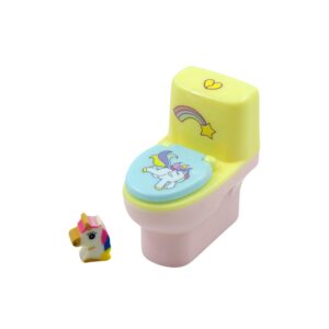 Fun & Functional Toilet with Eraser  Practical Stationery Set for Children and Adults (2 Pc Set)