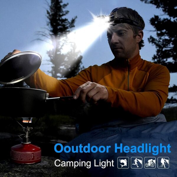 5 Led Headlamp Usb Rechargeable Head Light (1 Pc) - Image 5