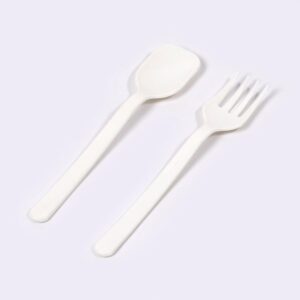 Plastic Forks & Spoon Cutlery-Utensils, Parties, Dinners, Catering Services, Family Gatherings ( Pack Of 2)