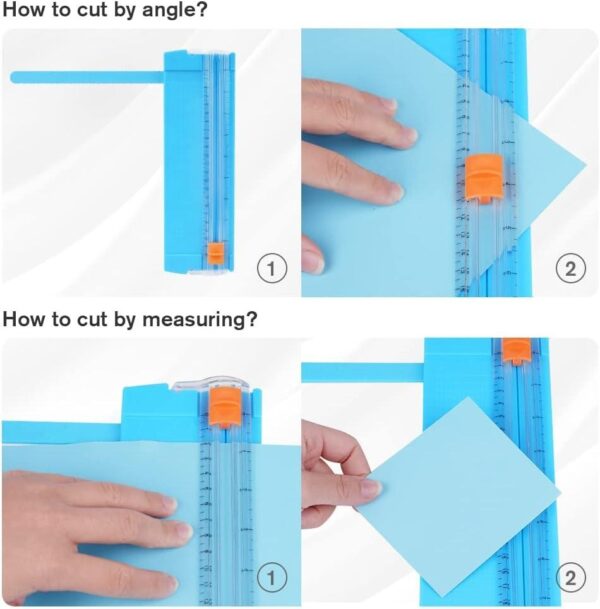 Paper Cutter, A5 Mini Paper Cutter, Portable Paper Cutting Machine (1 Pc / Mix Color) - Image 3
