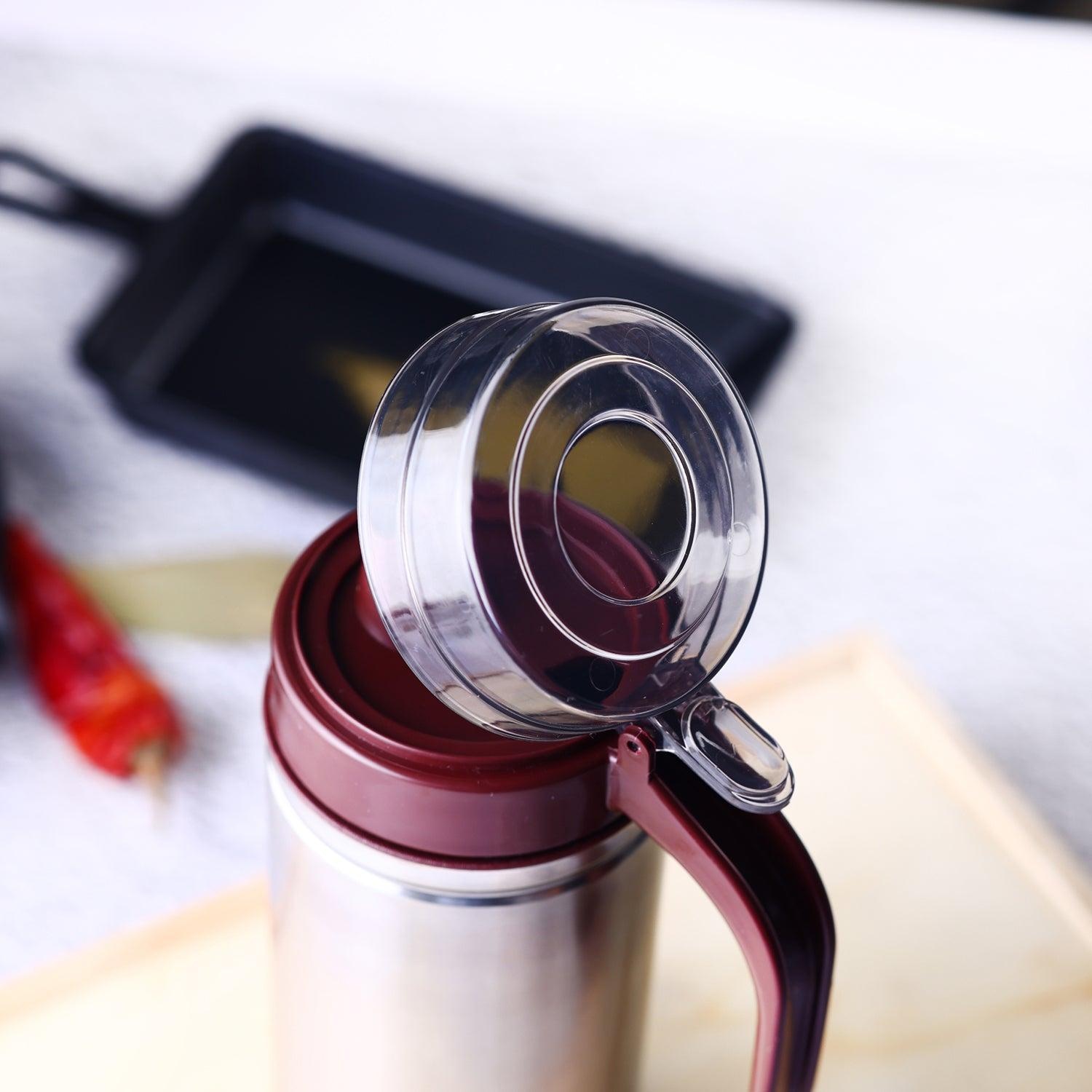 Oil Dispenser Bottle Leak-Proof Kitchen Oil Can With Small Nozzle For Controlled Pouring Sleek & Durable Design - Image 5