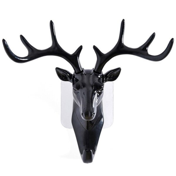 Deer Head Decorative Wall And Door Hook Hanger  Functional And Stylish Solution For Hanging Coats, Keys, Bags, And Other Essentials