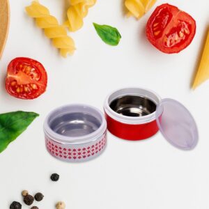 2-Layer Adjustable Insulated Tiffin Set  Blue 3-Container Lunch Box For On-The-Go Meals