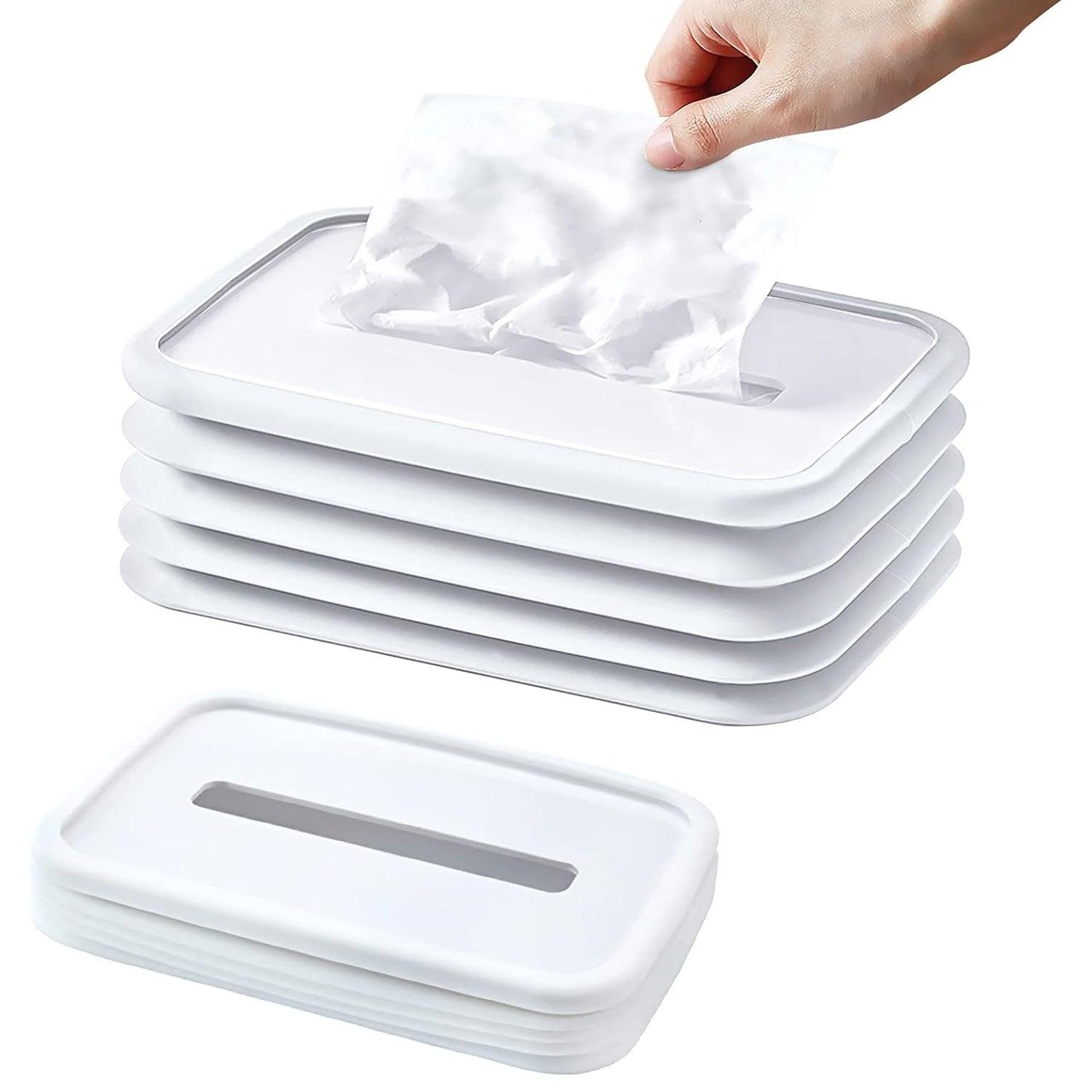 Tissues Holder Silicone Simple Tissue Box Tissues Cylinder Tissues Cube Box Tissue Holder For Bathroom Office Car Bedroom For Bathroom Room Office Car