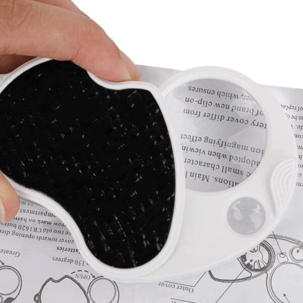 Double-Magnification Led Magnifier With Built-In Light  Compact & Portable Handheld Lens For Detailed Viewing, Better For Reading, Crafts, And Hobbies (1 Piece - Small Size) - Image 2