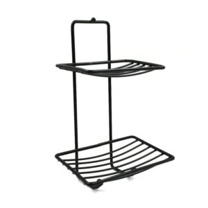 2 Layer Ss Soap Rack Used In All Kinds Of Places Household And Bathroom Purposes For Holding Soaps.