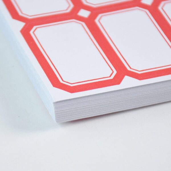 Multipurpose Writable Blank Label Sticker Sheets (50 Sheet) - Image 3