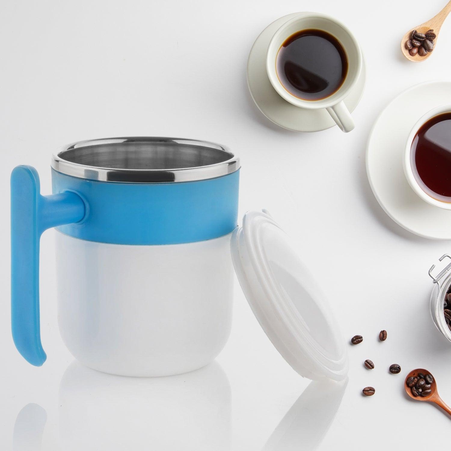 Stainless Steel Lid Cover Hot Coffee/Tea Mug Hot Insulated Double Wall Stainless Steel, Coffee And Milk Cup With Lid - Coffee Cup (1 Pc ) - Image 4