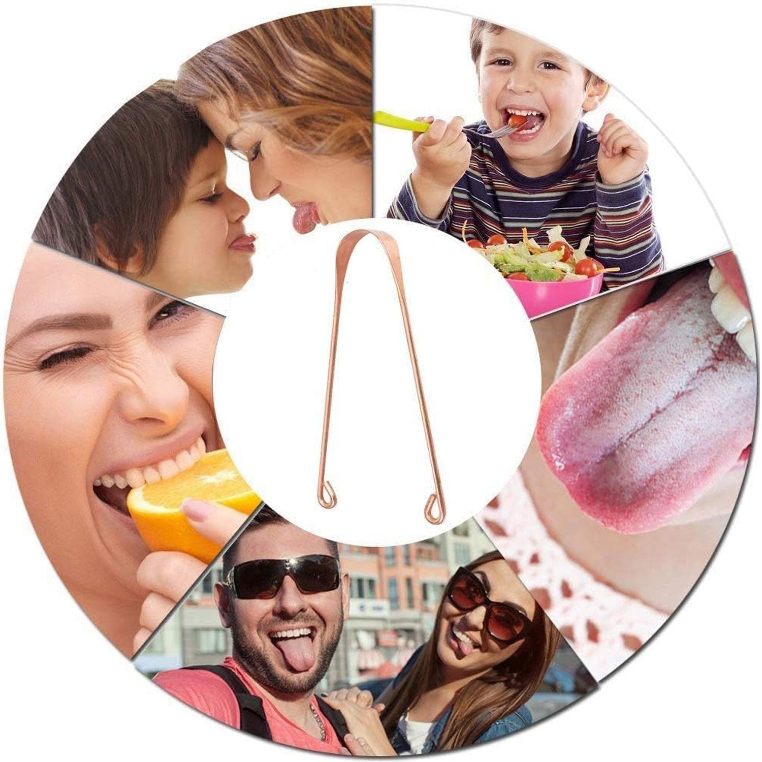 Tongue Cleaner For Children & Adults | Tongue Scraper For Bad Breath, Maintain Oral Hygiene For Daily Use | For Fresh Breath & Bacteria Removal / 1 Pc)