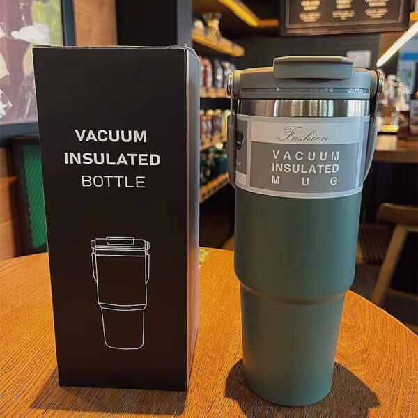 Handheld Dual Drink 304 Stainless Steel Insulated Cup - Image 8