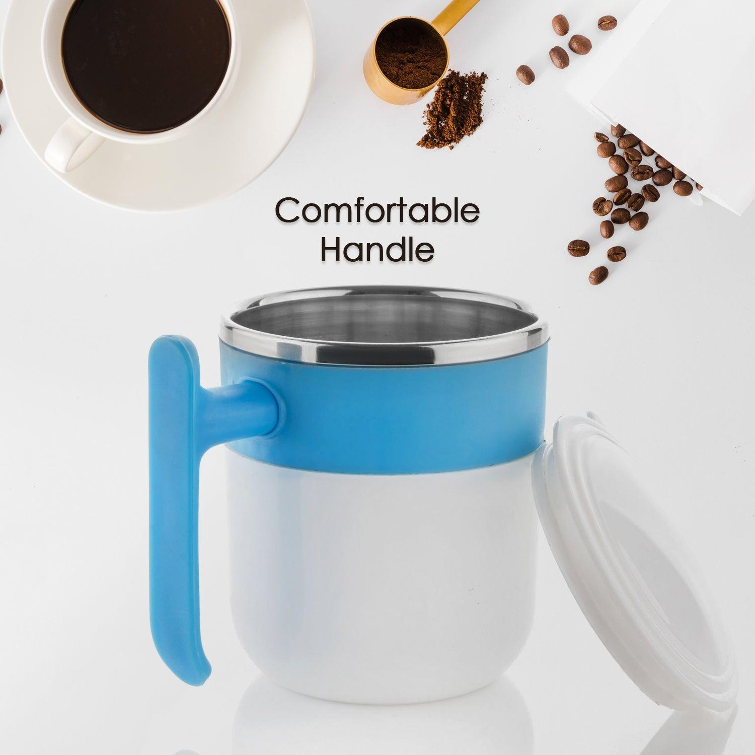 Stainless Steel Lid Cover Hot Coffee/Tea Mug Hot Insulated Double Wall Stainless Steel, Coffee And Milk Cup With Lid - Coffee Cup (1 Pc ) - Image 3