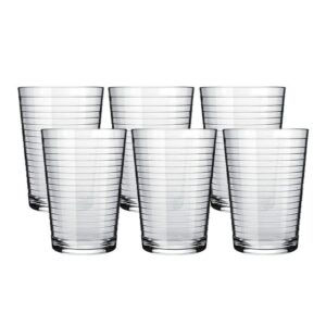 Pyramid Design Unbreakable Plastic Glass  300 Ml