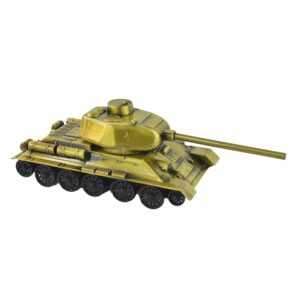 Nostalgic Metal Tank Model  Retro Desk Decoration For Home Or Office