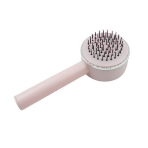 Air Cushion Massage Brush With Long Handle & Self-Cleaning Detangling Comb