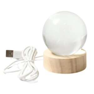 3D Crystal Ball Lamps For Bedroom 3D Lamps For Home Decoration 3D Crystal Ball Night Light Gifts For Women Gifts For Men Room Decor Items For Bedroom For Friend And Family (1 Pc)