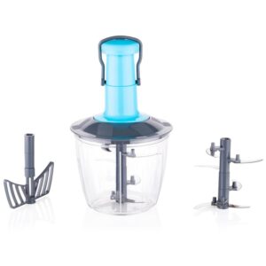 6 Tips Manual Hand-Press Vegetable Chopper (1100 Ml)
