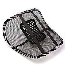 Ventilation Back Rest With Lumbar Support  Ergonomic Design For Improved Comfort And Posture During Long Sitting Sessions
