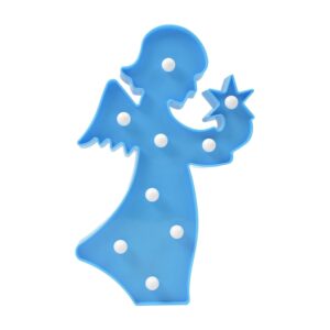 Led Angel Shape Night Light Desk Lamp (1 Pc / Battery Not Included)