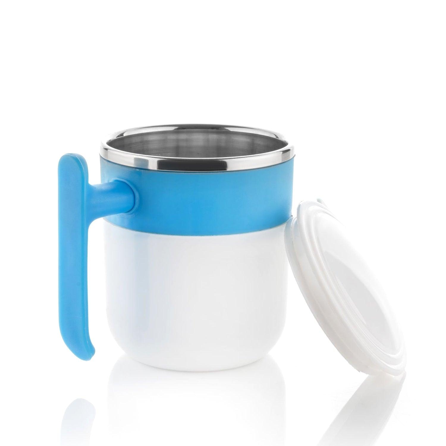 Stainless Steel Lid Cover Hot Coffee/Tea Mug Hot Insulated Double Wall Stainless Steel, Coffee And Milk Cup With Lid - Coffee Cup (1 Pc )